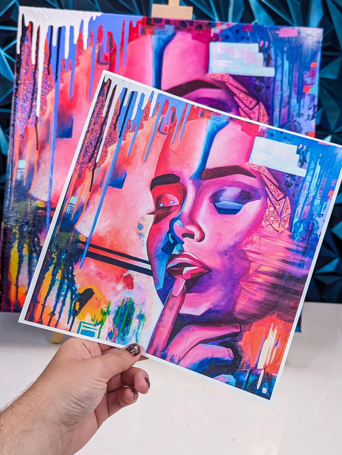 "Cyber Vibrance" Print